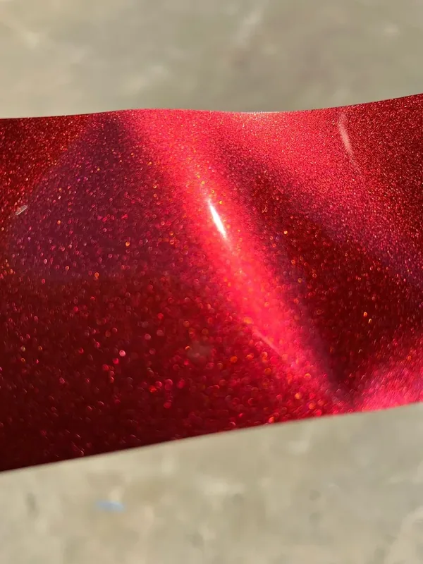 Paradox Supreme Color PPF in Carmine Red — a length of the film