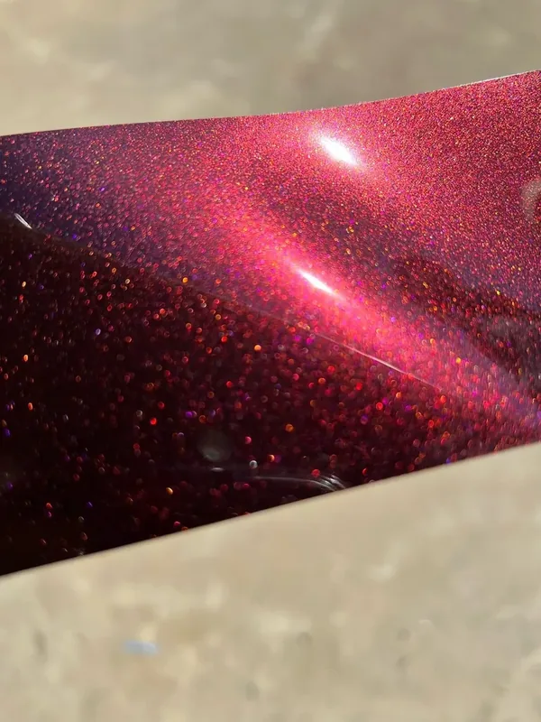 Paradox Supreme Color PPF in Dark Rose Red — a length of the film