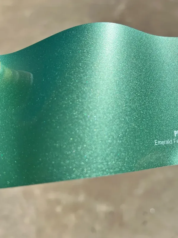 Paradox Supreme Color PPF in Emerald Green — a length of the film