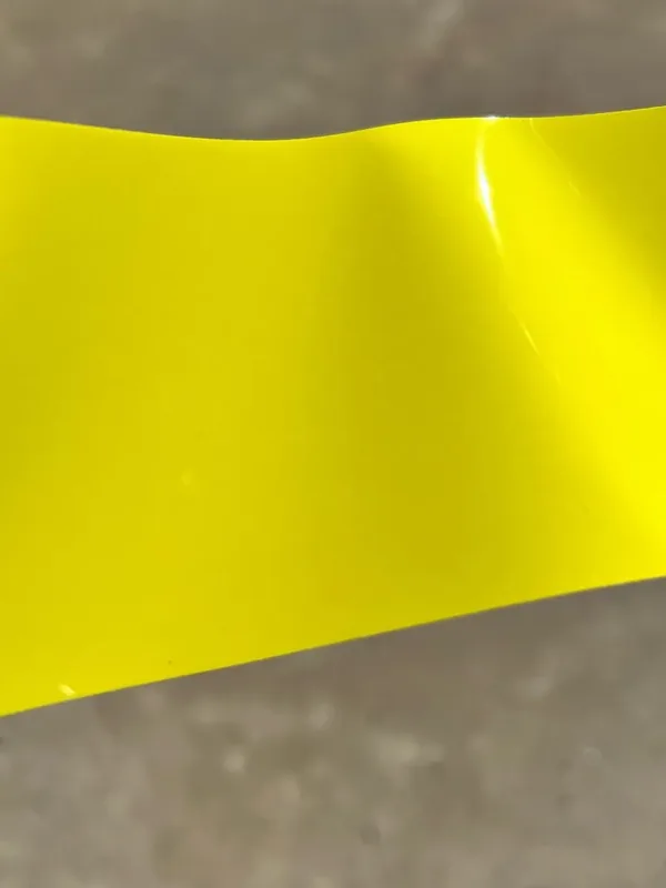 Paradox Supreme Color PPF in Lemon Yellow — a length of the film