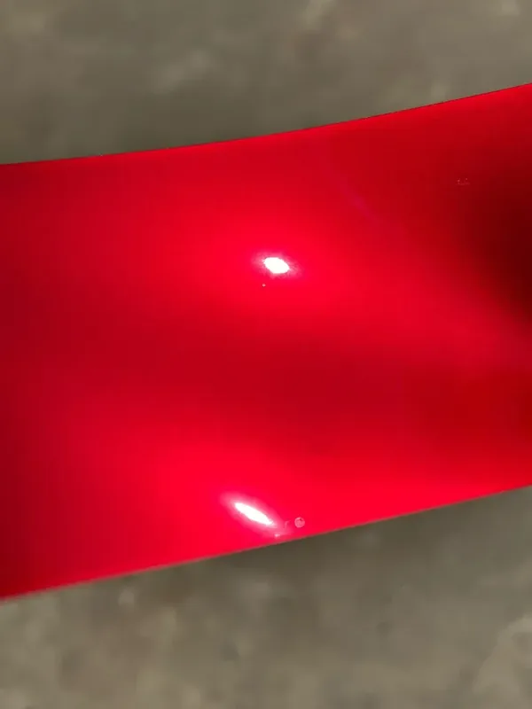 Paradox Supreme Color PPF in Liquid Metal Red — a length of the film
