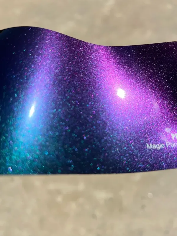 Paradox Supreme Color PPF in Magic Purple Green Sapphire — a length of the film