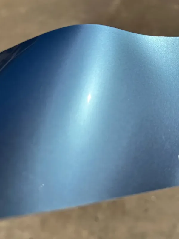 Paradox Supreme Color PPF in Metal Glacier Blue — a length of the film
