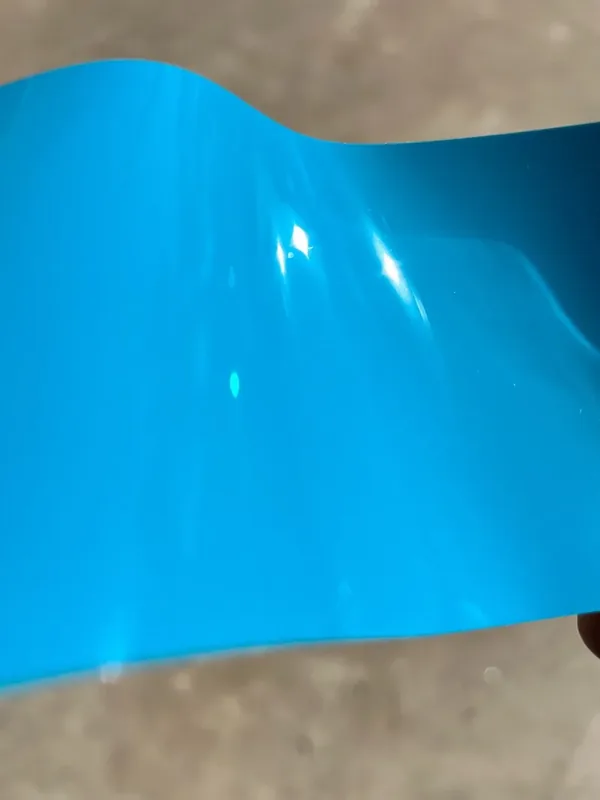 Paradox Supreme Color PPF in Miami Blue — a length of the film