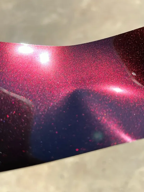 Paradox Supreme Color PPF in Plum Red — a length of the film