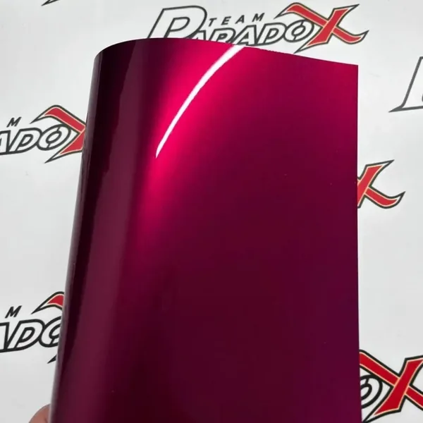 Paradox Supreme Color PPF in Raspberry Jelly — a length of the film