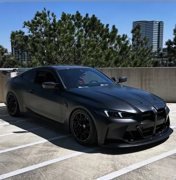 A car finished in Paradox Supreme Color PPF Satin Black, wrapped by Paradox