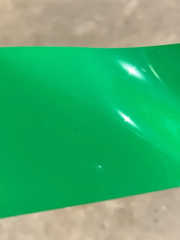 Paradox Supreme Color PPF in Shamrock Green — a length of the film