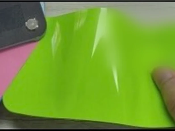 TeslaWrapper Space Film in Apple Green