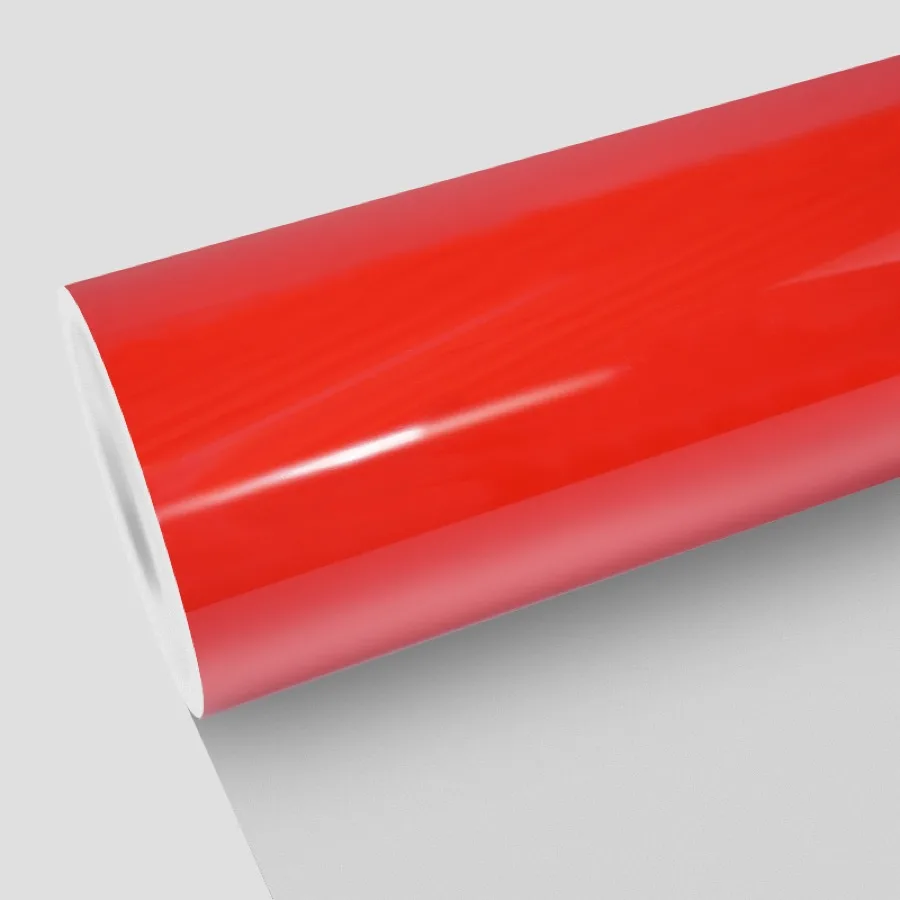 TeslaWrapper Space Film in Ferrari Red