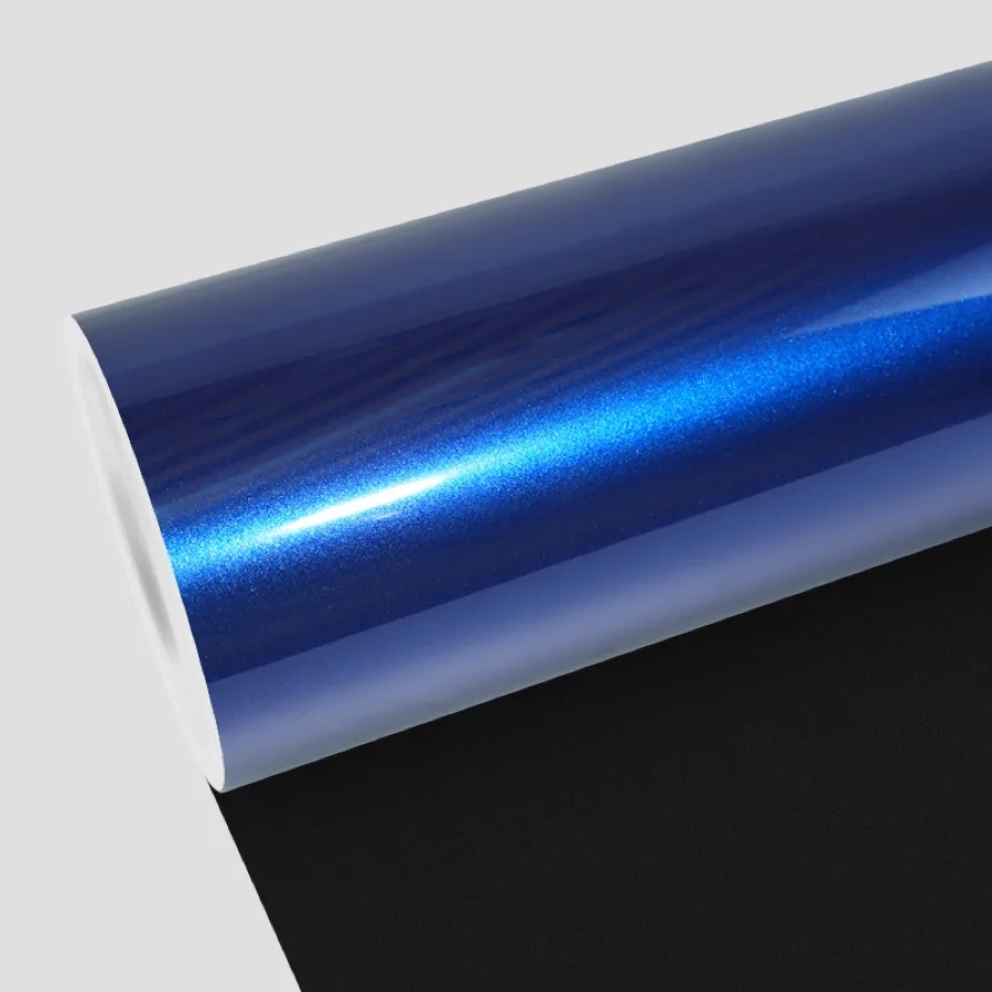 TeslaWrapper Space Film in Gloss Metallic Bluerberry