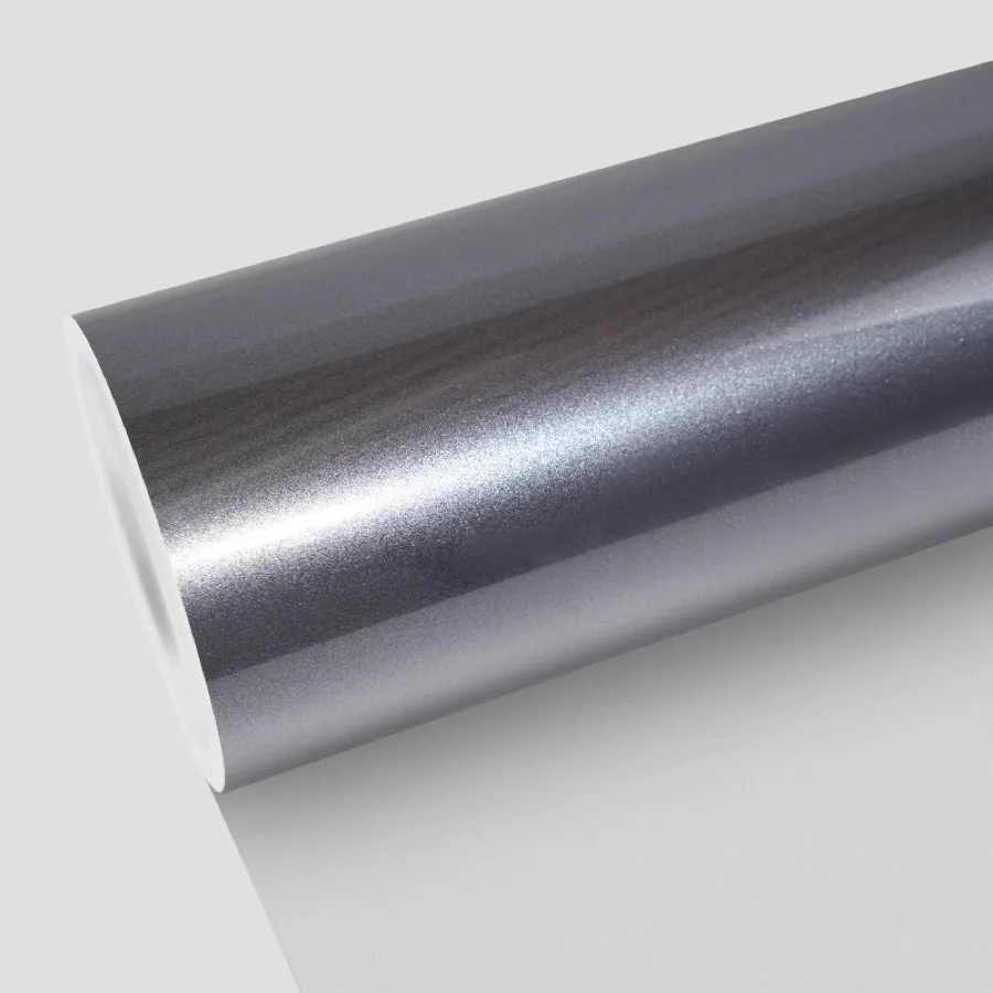TeslaWrapper Space Film in Gloss Metallic Graphite Grey