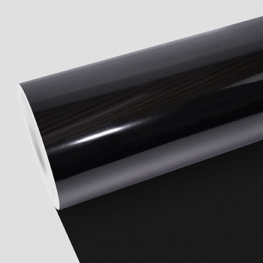 TeslaWrapper Space Film in Gloss Piano Black