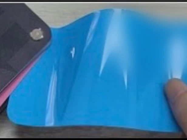 TeslaWrapper Space Film in Ice Blue