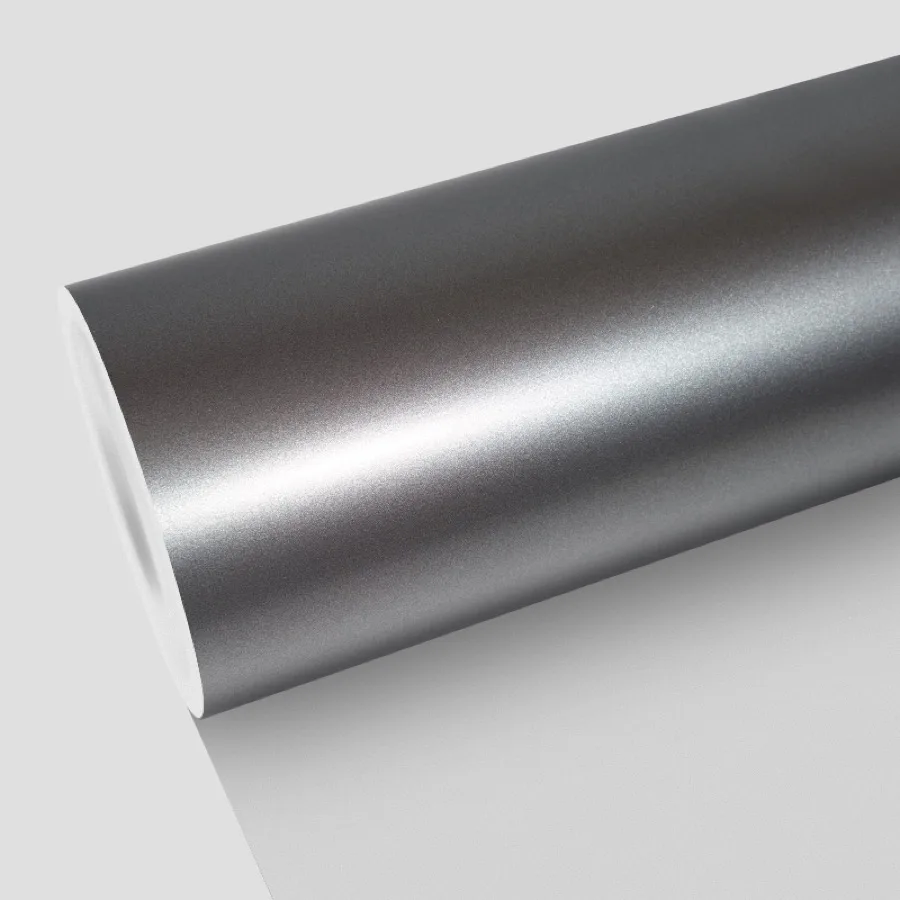 TeslaWrapper Space Film in Matte Metal AMG Mountain Grey