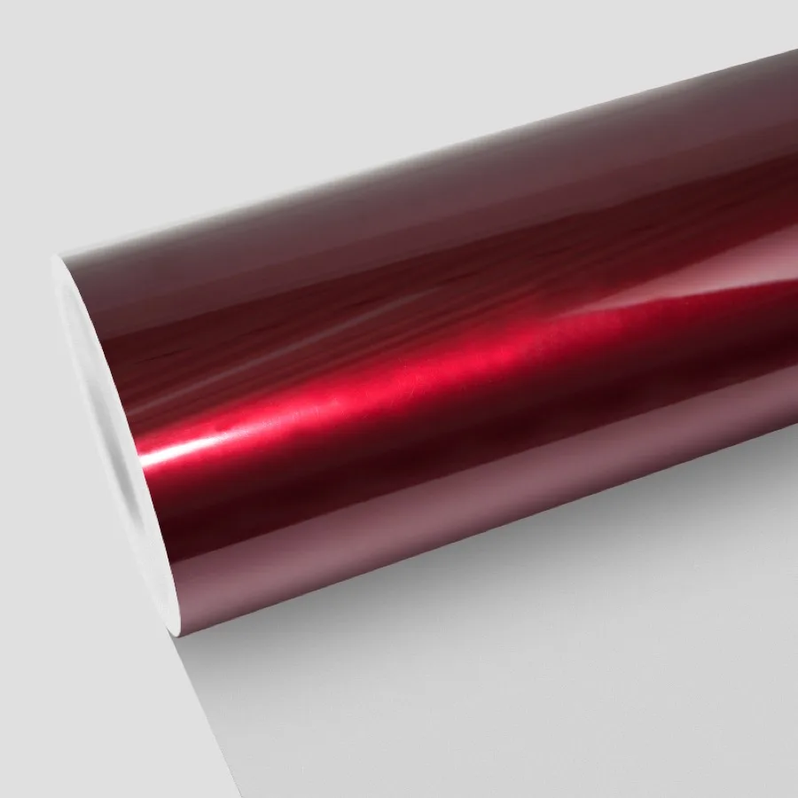TeslaWrapper Space Film in Metallic Black Rose