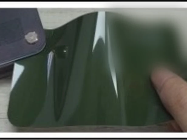 TeslaWrapper Space Film in Military Green