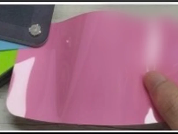TeslaWrapper Space Film in Pink