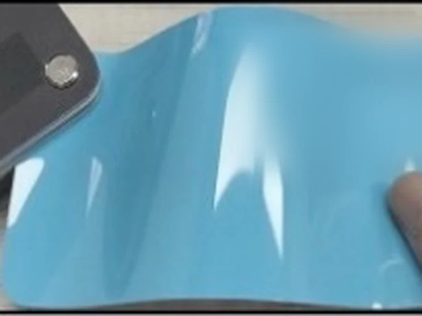 TeslaWrapper Space Film in Sky Blue