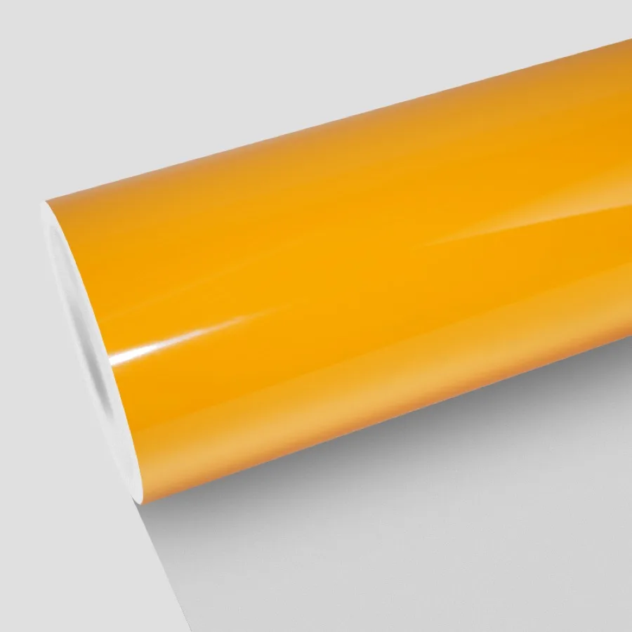 TeslaWrapper Space Film in Sunflower Yellow